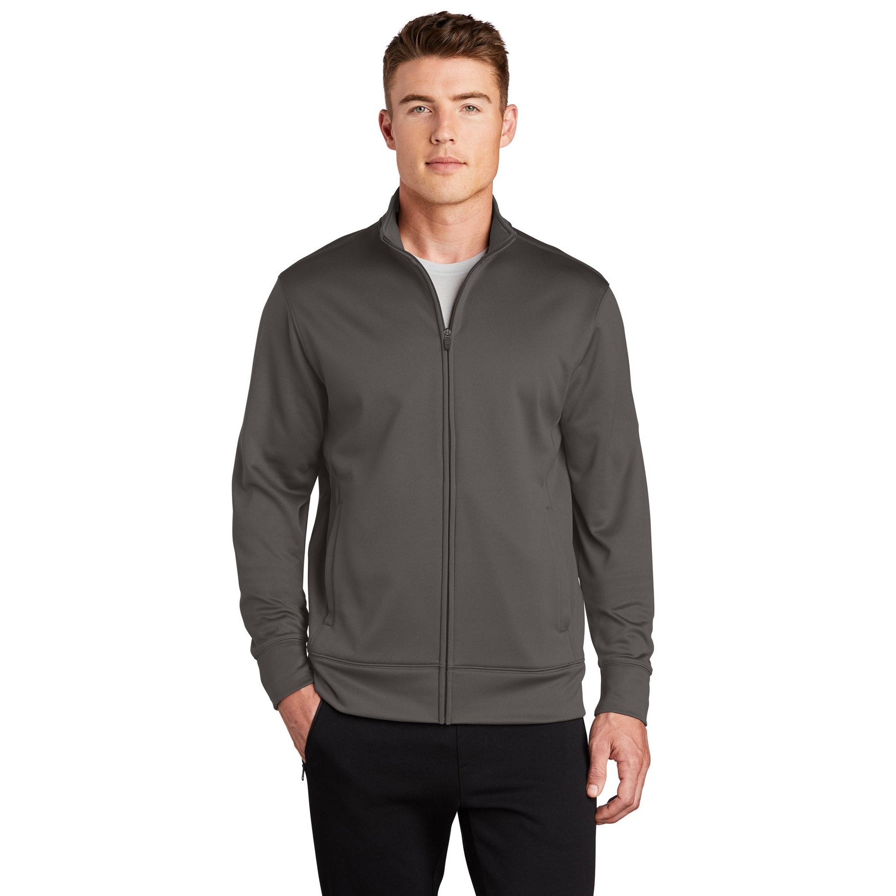 Sport-Tek-Sport-Tek® Sport-Wick® Fleece Full-Zip Jacket. ST241-MedTech-4